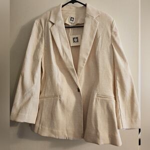 Anne Klein Cream Blazer